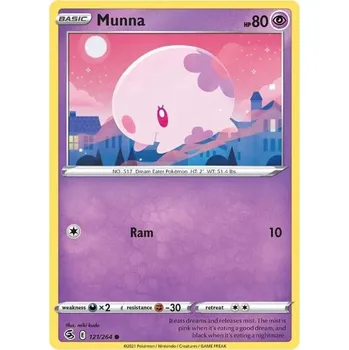 Sběratelská karetní hra Pokémon karta Munna 121/264 - Fusion Strike