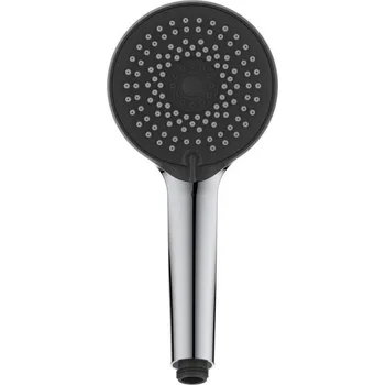 Sprchová hlavice MOLINA, 4-polohová ruční sprcha, Ø 110mm, chrom/černá-mat