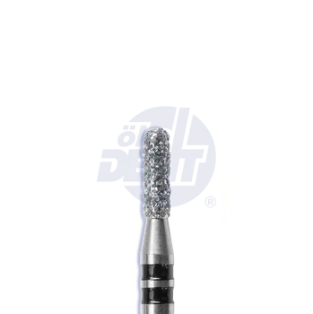 Brusný kotouč diamantový rozřezávač korunek | černý válec, oblý (L=4 mm) | do turbínky | velmi hrubá zrnitost | 806 314 K137 544 012