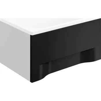 Panel k vaně Univerzální čelní krycí panel černý k obdélníkové vaně Polimat Rozměry (cm): 110x51 - pro vany: MINI 110x70