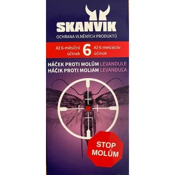 Přípravek pro údržbu obuvi Skanvik - háček proti molům