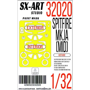 Plastikový model 1/32 Paint mask Spitfire Mk.I (KOTARE)