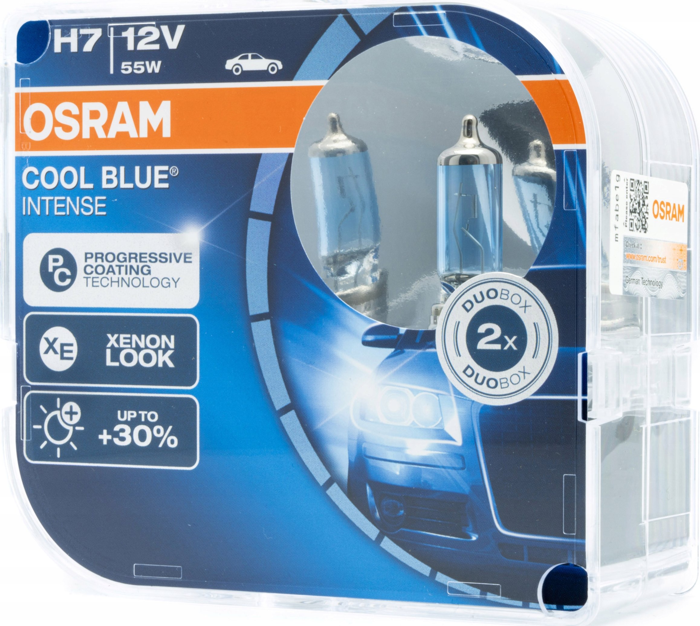 Osram Cool Blue Intense H7 Halogen Bulbs – 12V 55W (Single)