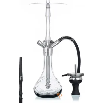 Čistič dýmky Vodní dýmka Aladin MVP 480 nerez Black Clear