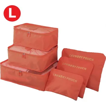 Cestovní organizér velikost L jednobarevný Barva: Oranžová