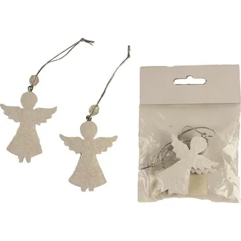 Vánoční dekorace Anděl k zavěšení, 2ks X3505-01