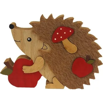 Dekorace ježek D4357