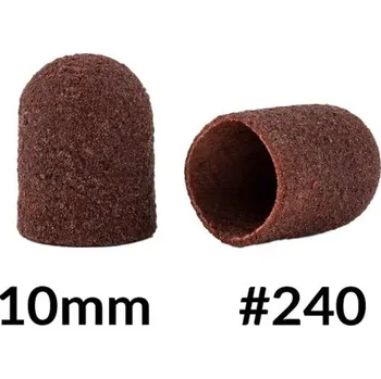 Bruska na nehty Nailee Brusné kloboučky 10 mm, hrubost 240, 1 ks