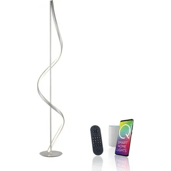 Stojací lampa PAUL NEUHAUS LED stojací svítidlo Q-SWING stříbrná Smart Home ZigBee 2700-5000K PN 438-55