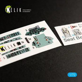 Plastikový model 1/72 SU-27 interior 3D (TRUMP)