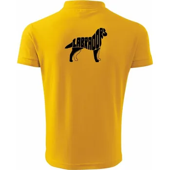 Pánská košile Labrador - Polokošile pánská Pique Polo 203 - 5XL ( Žlutá )