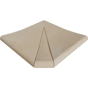 Dlažba Rosa Gres Keramické bazénové lemy MISTERY Sand vnější roh, cena za 1ks