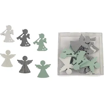 Vánoční dekorace Dekorační anděl, 12ks D3481