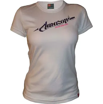 cyklistický dres HAVEN Cyklistický dres s krátkým rukávem - AMAZON SHORT - bílá/fialová L