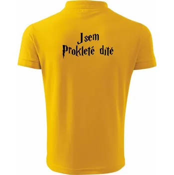 Pánská košile Prokleté dítě - Polokošile pánská Pique Polo 203 - 5XL ( Žlutá )