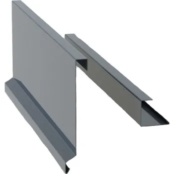 Plech Závětrná lišta pro plastovou šindel RŠ 375, 3 bm, Lakovaný pozink, Antracitová RAL 7016