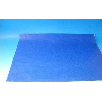 Barevný papír Transparentní papír 42g, 70x100 tmavě modrý