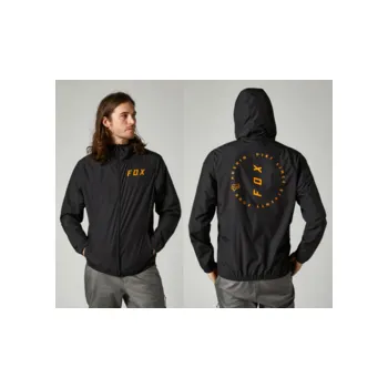 Pánská větrovka Pánská bunda Fox Clean Up Windbreaker Jacket Black, Velikost M