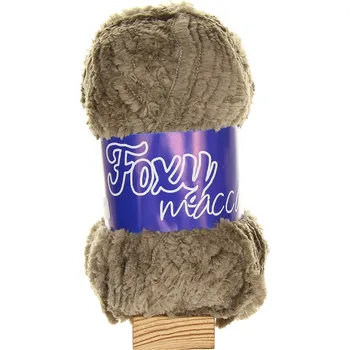 Příze Maccaroni Foxy hnědošedá 909