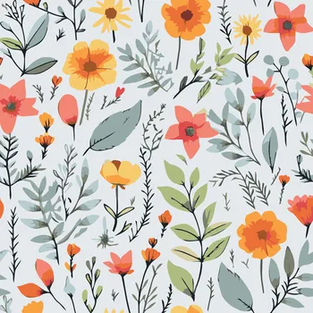 Malování podle čísel - Luční kvítí Velikost: 30x30cm, Rámování: Pouze srolované plátno