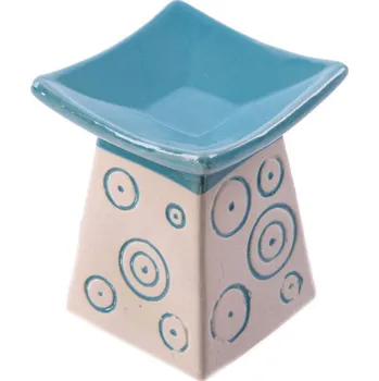 Aroma lampa Eden Keramická aromalampa se vzory modrá