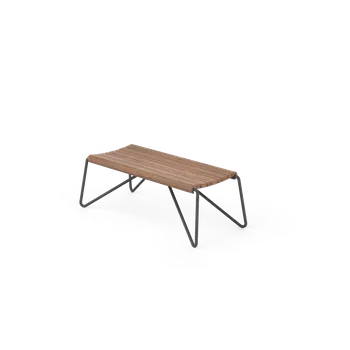 Zahradní lavice HTI W Lavička bez opěradla LWW128.00 Materiál konstrukce: ocel, Povrchová úprava: komaxit dle RAL, Typ použitého obložení: ash