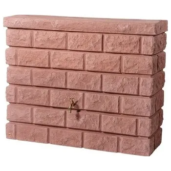 Plastová nádrž na dešťovou vodu Roche 400 l, stěnová - různé barvy Barva: Cihlová