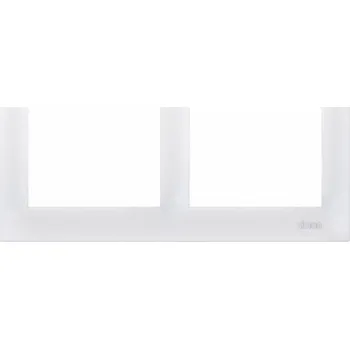 vypínač Dvojitý rám Kontakt-Simon S54 bílý