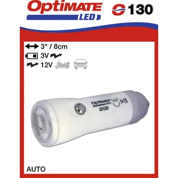 Svítilna Tecmate O130 Optimate nabíjecí LED svítilna pro autozapalovač