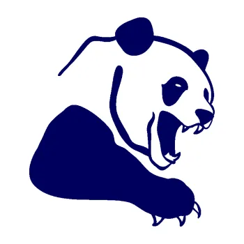 Samolepící dekorace SAMOLEPKA Panda 010 pravá (23 - tmavě modrá) NA AUTO, NÁLEPKA, FÓLIE, POLEP, TUNING, VLASTNÍ TEXT, TISK, AUTOSAMOLEPKY.cz, POLEPY, OBRÁZEK, LOGO, SAMOLEPKY