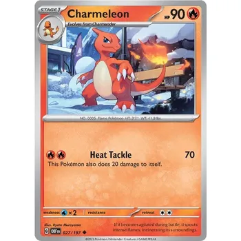 Karetní hra Charmeleon 027/197 - Obsidian Flames Typ karty: Non-Holo