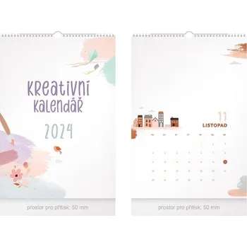 Kalendář MFP Nástěnný kalendář Kreativní 2024