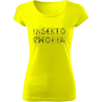 Dámské tričko Tričko s potiskem Dámské triko Insektophobia dámské