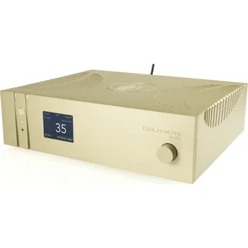 Hi-Fi Zesilovač GOLD NOTE IS-1000 LINE GOLD (Audiofilský integrovaný zosilňovač, DAC prevodník a sieťový streamer v jednom / ROON / TIDAL CONNECT * CLASS AB 125W pri 8 Ohm)