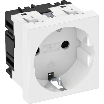 Elektrická zásuvka OBO Bettermann 6120008 přístrojová vložka zásuvka (š x v x h) 45 x 45 x 42 mm 1 ks bílá