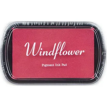 Razítková poduška Creatoys Razítkovací polštářek Windflower - MALINOVÝ
