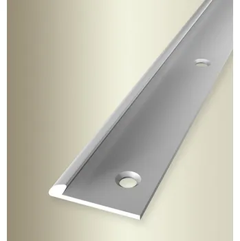 přechodová lišta Küberit 355 Ukončovací lišta 2 mm pro PVC, vinyl, koberce Barva dekoru: stříbro F4, Délka lišty: 250 cm