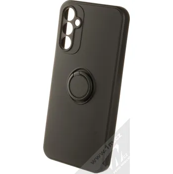 Pouzdro na mobilní telefon 1Mcz Grip Ring Skinny ochranný kryt s držákem na prst pro Samsung Galaxy A14 4G, Galaxy A14 5G černá (black)