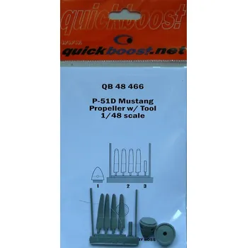 Plastikový model 1/48 P-51D Mustang propeller w/tool (HOBBYB)