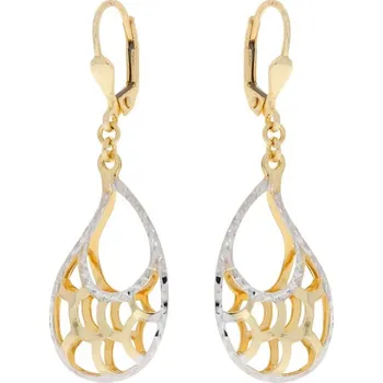 Náušnice Zlaté visací náušnice