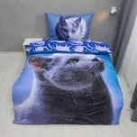 Meow 3D povlečení s kočkou 140 x 200,…