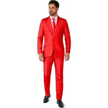 Karnevalový kostým Opposuits - Originální oblek OppoSuit Suitmeister čistě červený - M