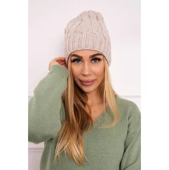 Čepice Fleecová čepice Iwona K221 beige UNI