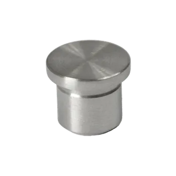 Zábradlí Ukončení - zátka na trubku o 14x1,5 mm, plný materiál, broušená nerez K320 / AISI304