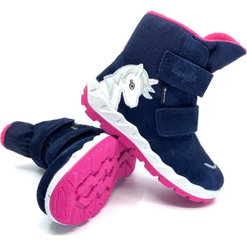 Dívčí zimní obuv Superfit Icebird Blau/Pink 1-006010-8020 Gore-Tex 22, Vnitřní délka boty: 14,6 cm