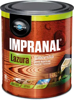 Lak na dřevo Stachema Impranal slabovrstvá lazura 750 ml