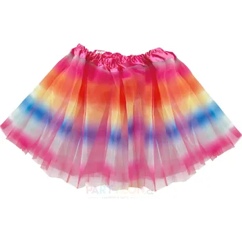 Karnevalový doplněk Dětská tutu sukýnka barevná 30 cm