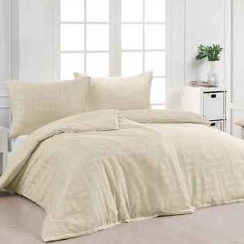 Bytový textil Damaškové povlečení Louvre Cream: 140x200cm, 70x90cm