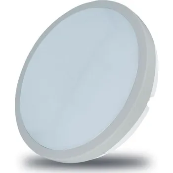 Lampička Forever Light LED stropní svítidlo PLAFON UFO II 18W 230V 4500K stříbrná barva rámečku, 63mm x 280mm