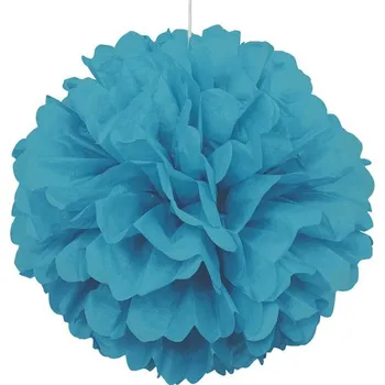 Unique - Dekorativní tyrkysová bambule – Basic Colours Line -